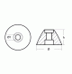 Bow Thrust - Side Power - Sleipner propeller nut - 26mm-1.02" - 801054 - RKCV